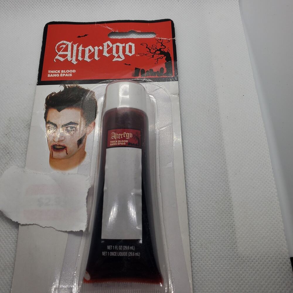 Alterego Thick Fake Blood Gel Tube Halloween Costume SFX Stage Makeup FX Red New